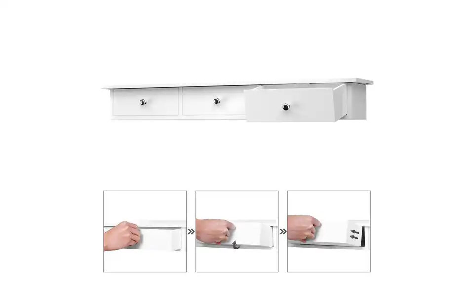 Wandregal, Detailansicht