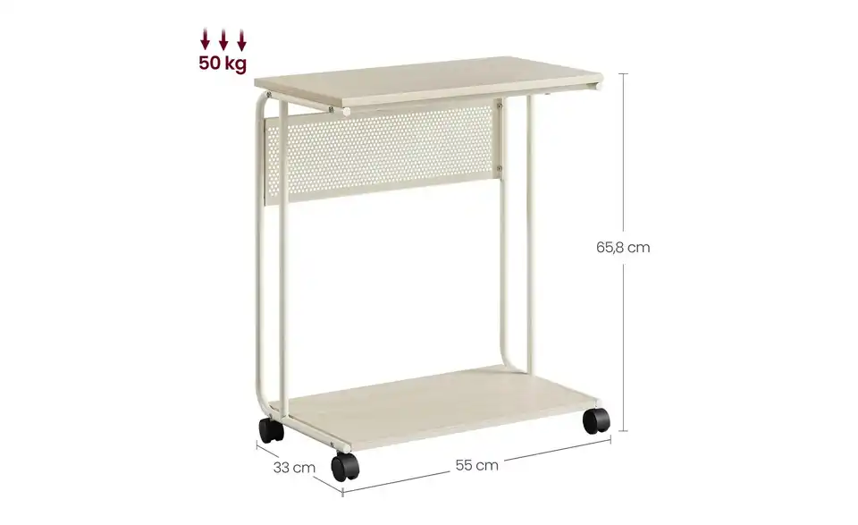 Beistelltisch, Bemaßung