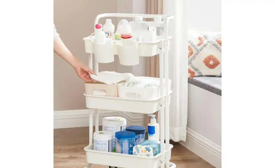 Servierwagen, Detailansicht