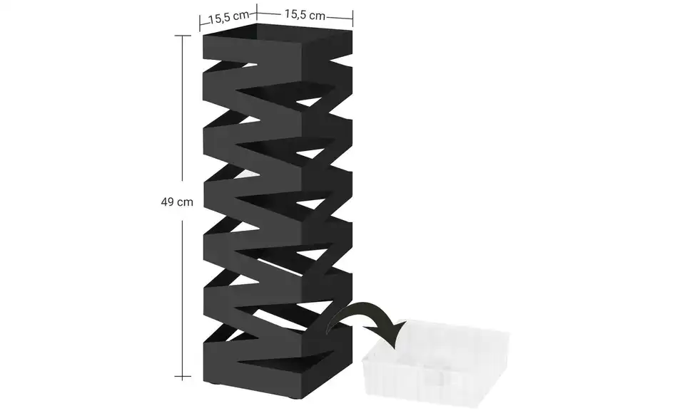 Regenschirmhalter, Bemaßung