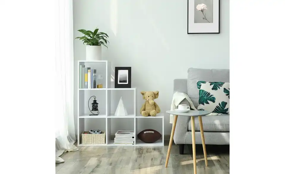 Regal, in Wohnsituation