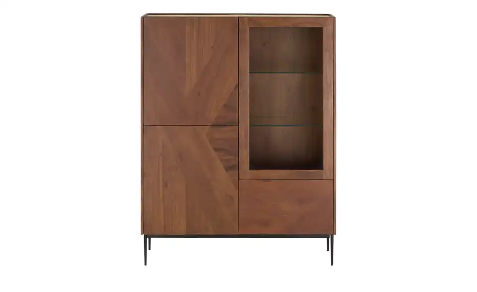 Highboard-Vitrine Banelli, Frontansicht