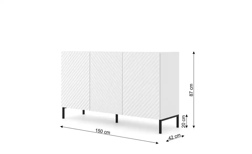Sideboard, Bemaßung