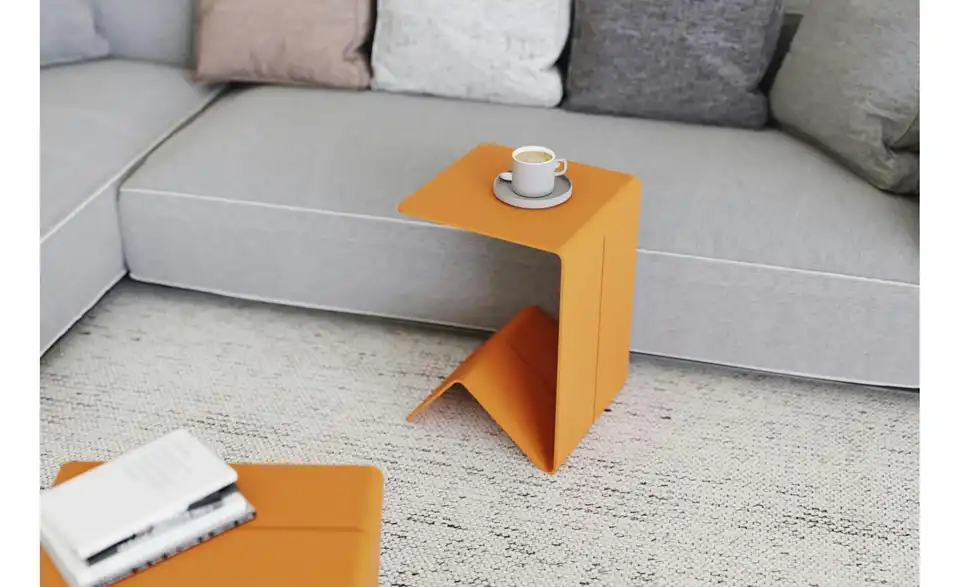 Eisenherz Beistelltisch, in Wohnsituation