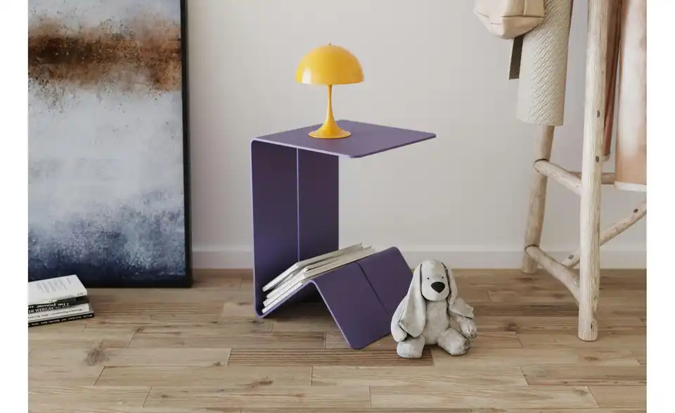 Eisenherz Beistelltisch, in Wohnsituation