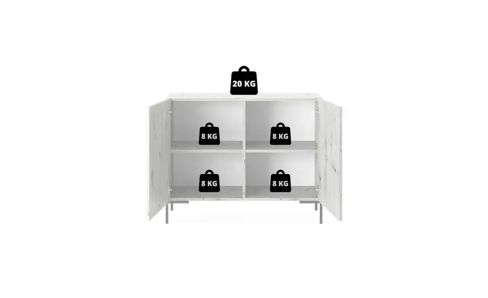 Selsey Highboard, Detailansicht