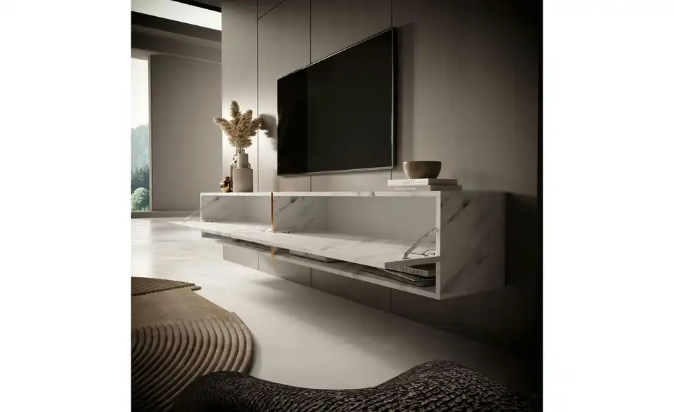 Selsey TV-Lowboard, geöffnet