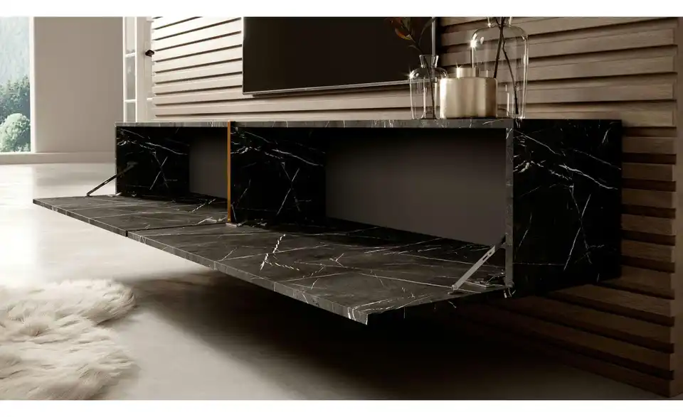 Selsey TV-Hängeboard, geöffnet