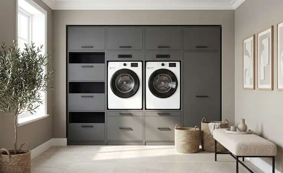 Waschmaschinenschrank WaschRaum, in Wohnsituation