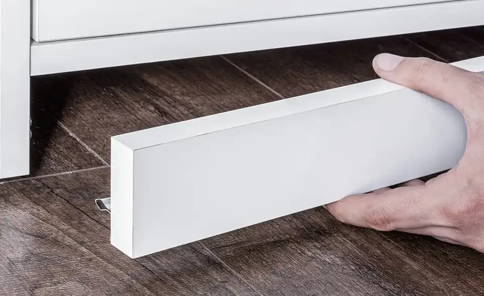 Putzmittelschrank Wasch Raum, Detailansicht