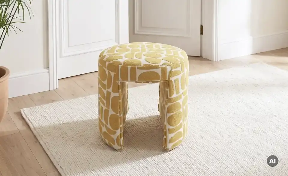 Höffner Selection Hocker Sanja, Rückansicht