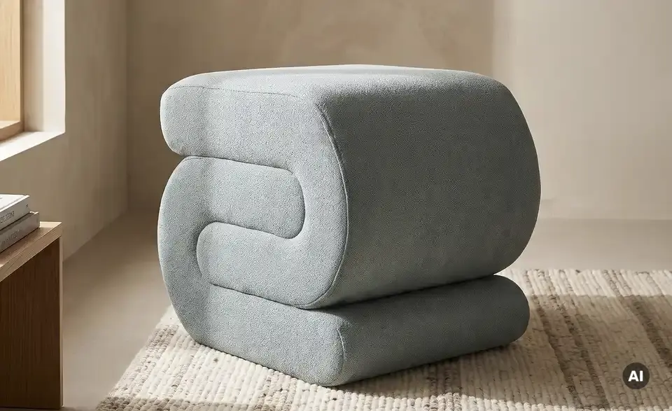 Höffner Selection Hocker Salma, in Wohnsituation