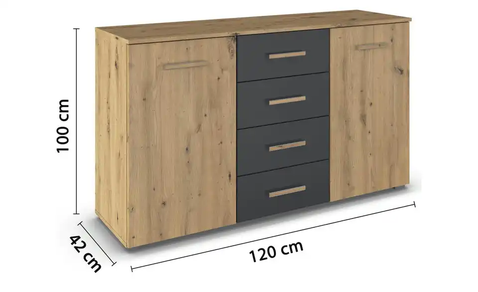 Sideboard Moffat, Bemaßung