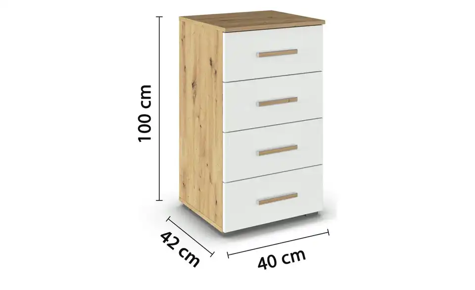 Kommode Moffat, Bemaßung