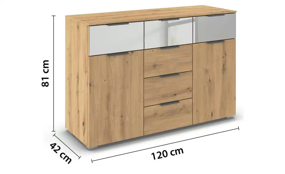 Sideboard, Bemaßung