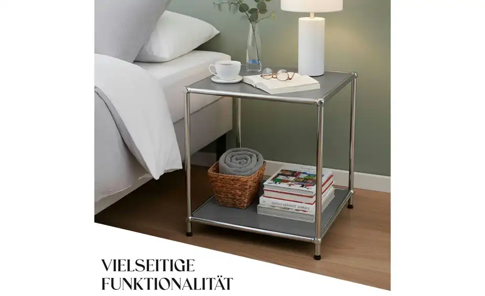 Floordirekt Metallregal, Bild mit Text
