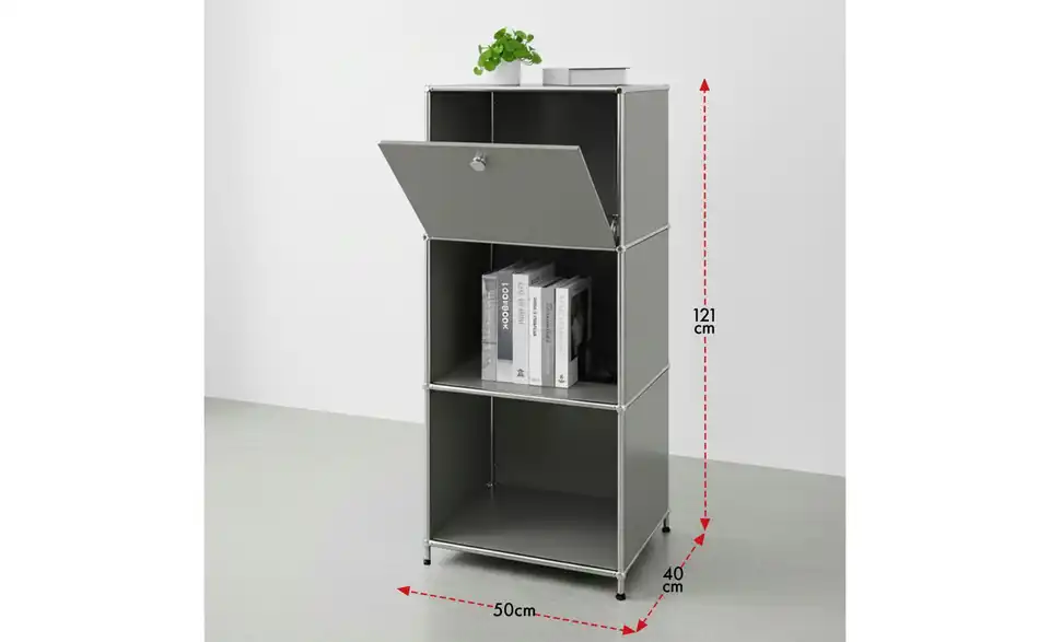Floordirekt Metallregal, Bemaßung