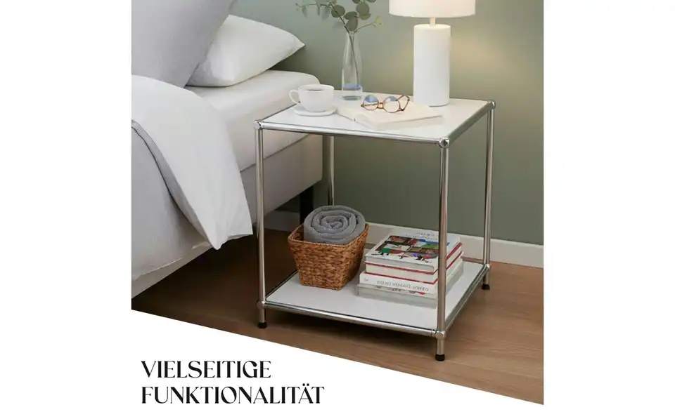 Floordirekt Metallregal, Bild mit Text