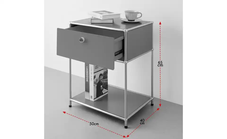 Floordirekt Metallregal, Bemaßung