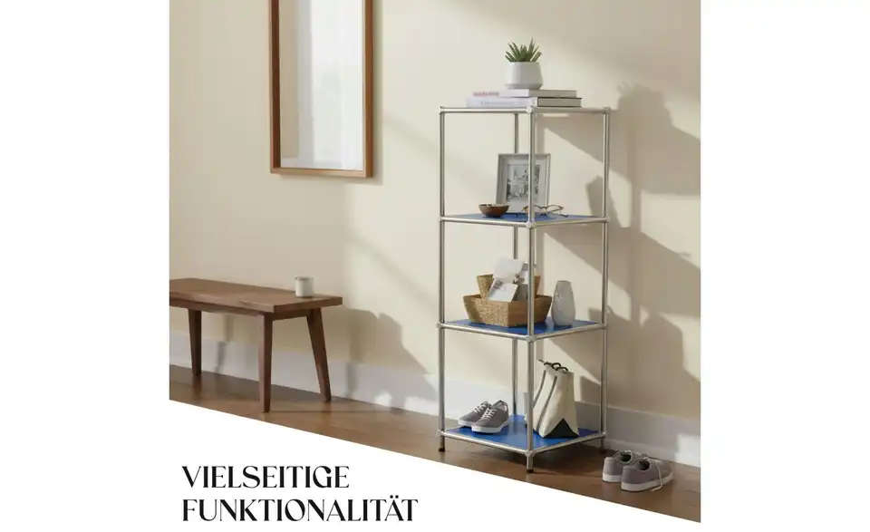 Floordirekt Metallregal, Bild mit Text