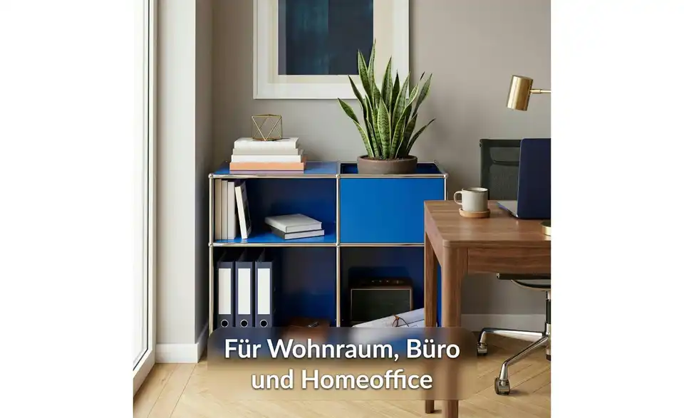 Floordirekt Metallregal, Bild mit Text