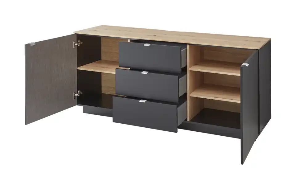 TV-Sideboard Core, geöffnet