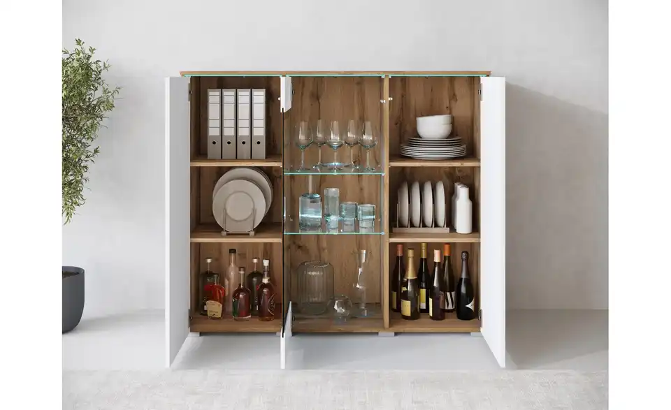 Highboard Vera, geöffnet