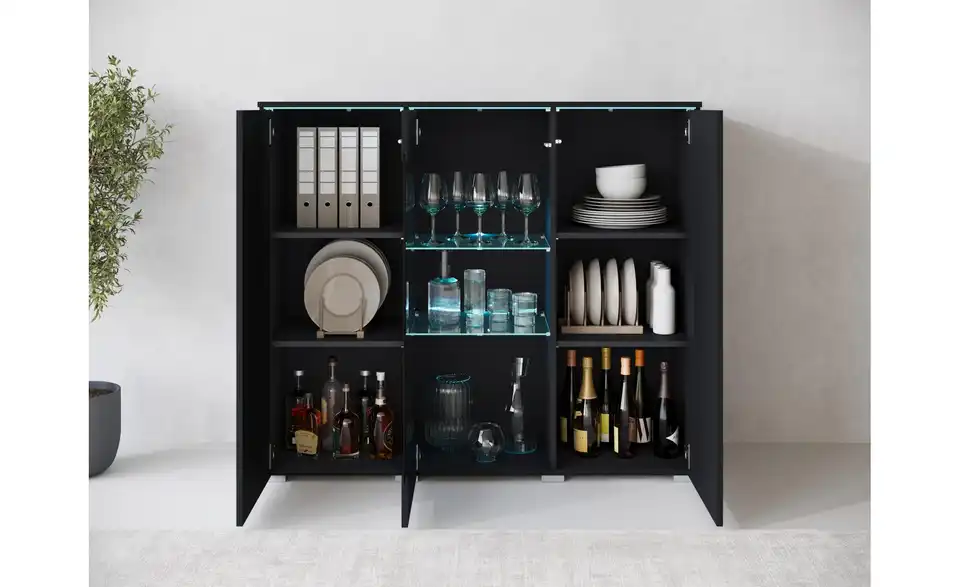 Highboard Vera, geöffnet