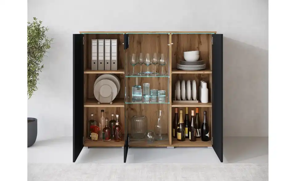 Highboard Vera, geöffnet