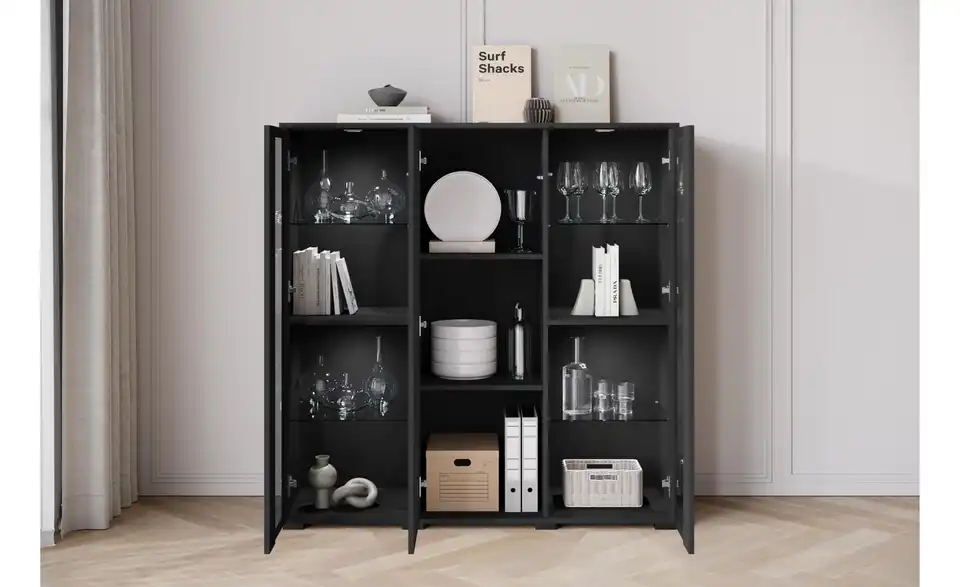 Highboard Caro, geöffnet