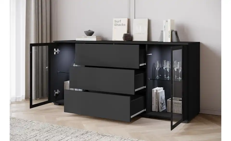 Sideboard Caro, geöffnet
