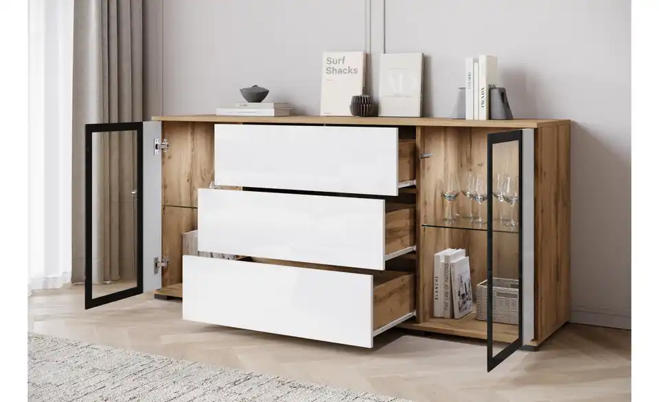 Sideboard Caro, geöffnet