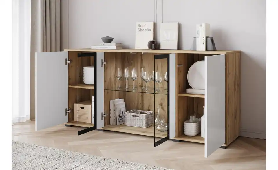 Sideboard Caro, geöffnet