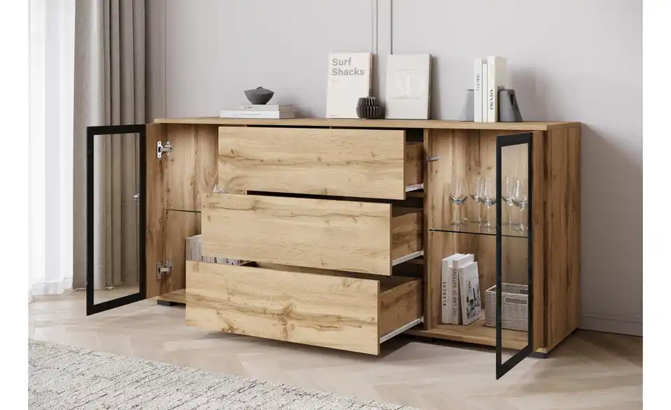 Sideboard Caro, geöffnet