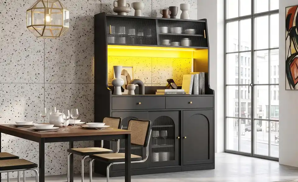 Buffet, in Wohnsituation