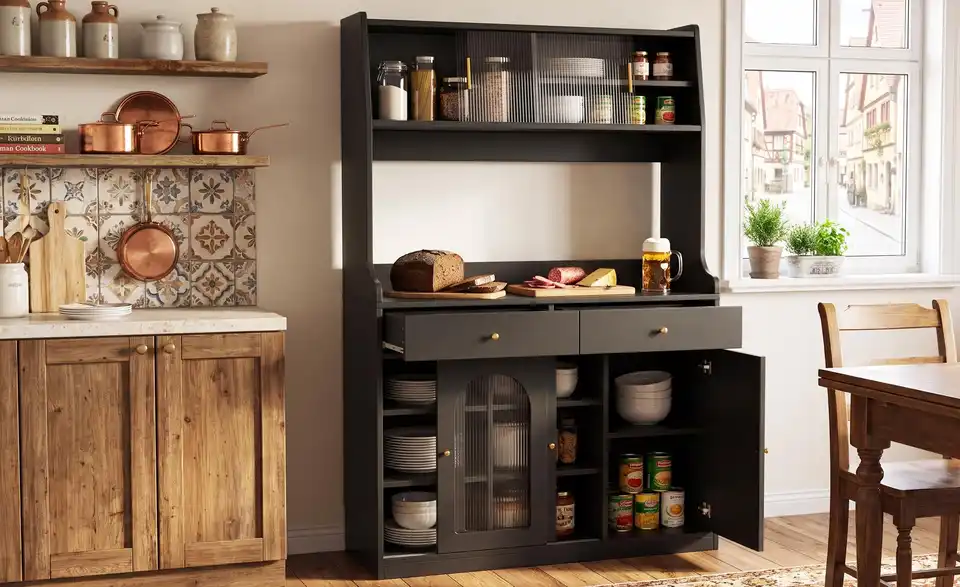 Buffet, in Wohnsituation
