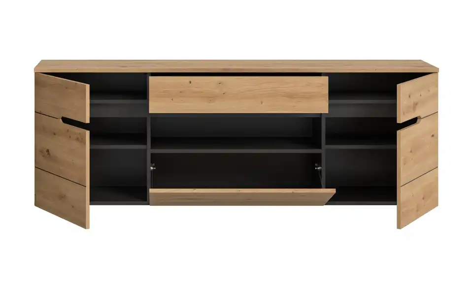 Garderobenschrank Canu, geöffnet