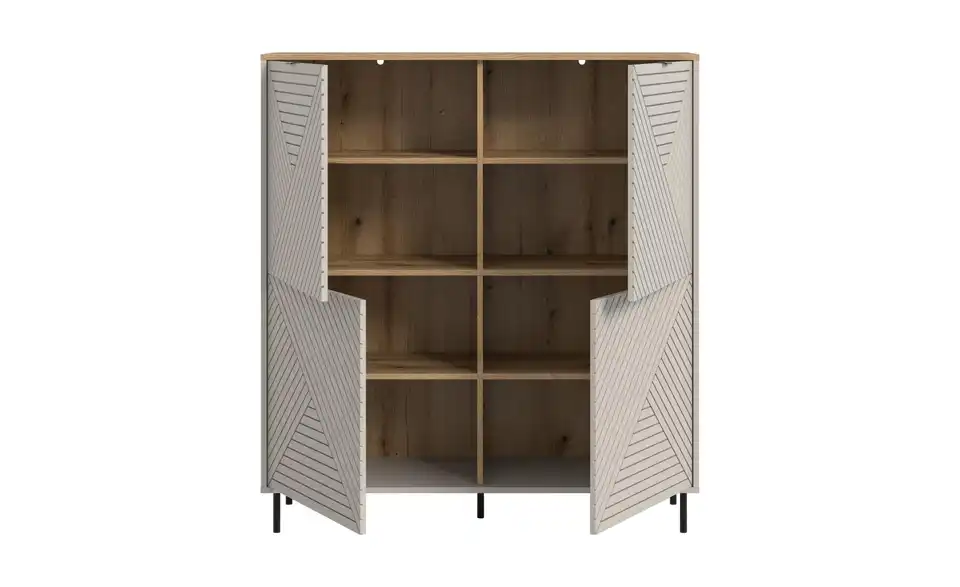 Highboard Casper, geöffnet