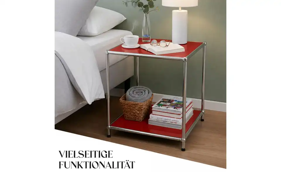 Floordirekt Metallregal, Bild mit Text