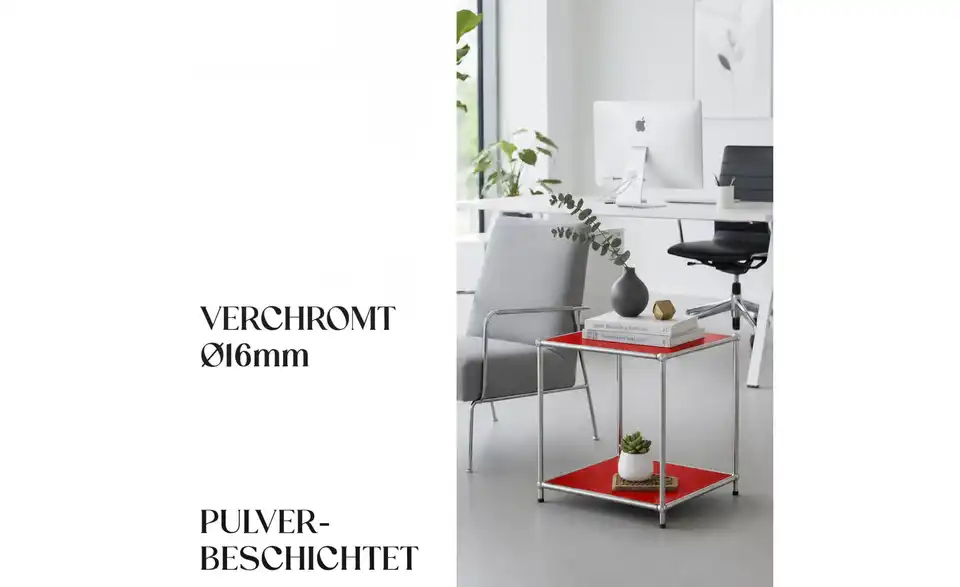 Floordirekt Metallregal, Bild mit Text
