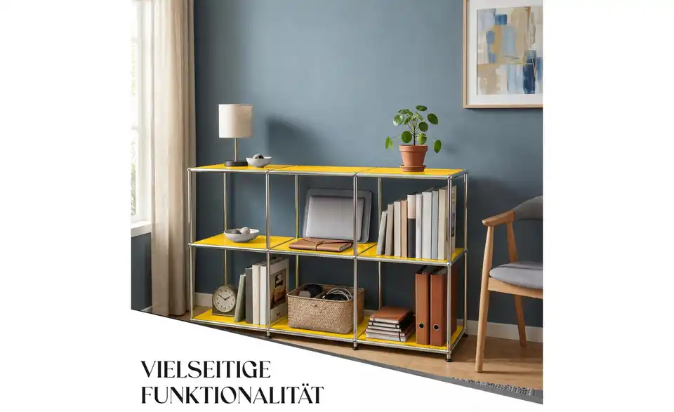 Floordirekt Metallregal, Bild mit Text