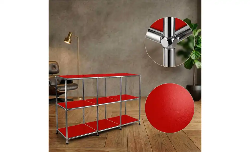 Floordirekt Metallregal, Detailansicht