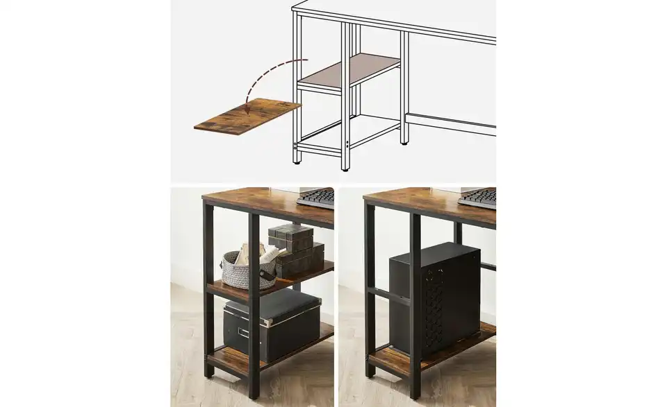 Schreibtisch, Detailansicht