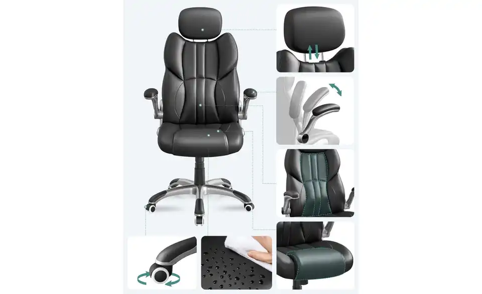 Bürostuhl, Detailansicht