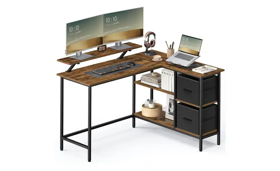 Computertisch, Frontansicht