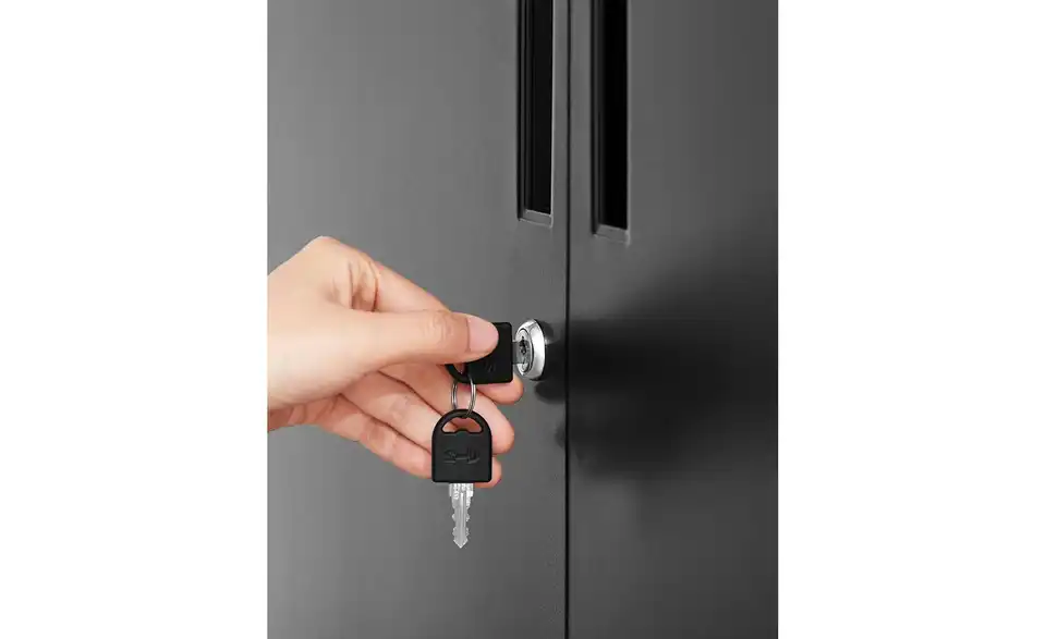 Aktenschrank, Detailansicht