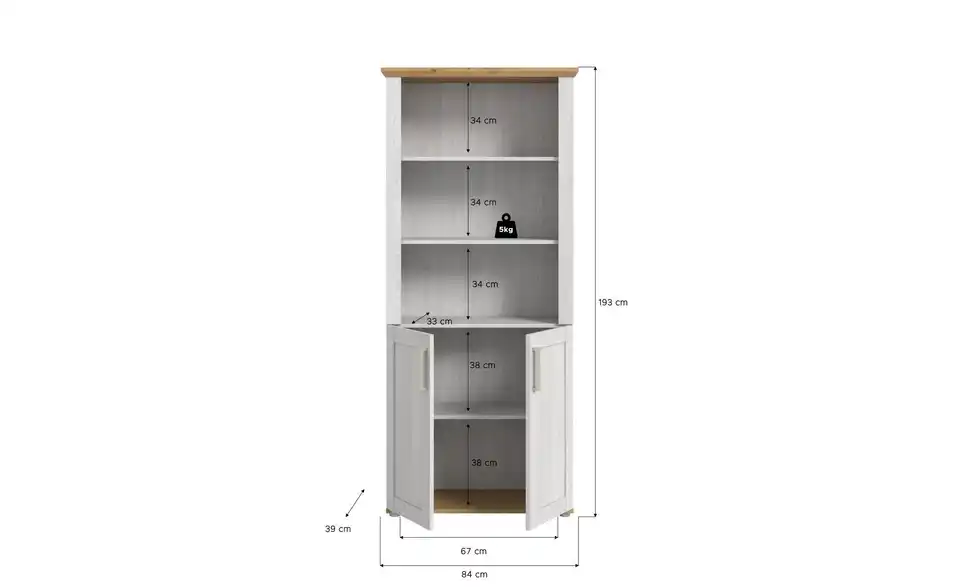 Aktenschrank, Bemaßung