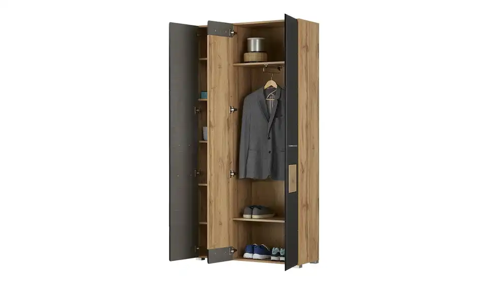 Garderobenschrank Cortina, geöffnet