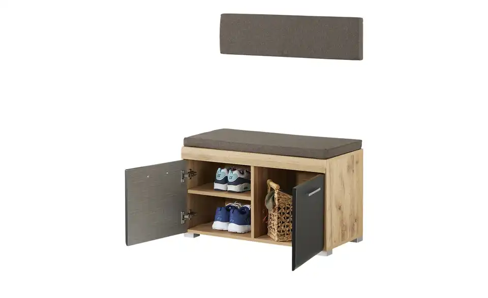 Garderobenbank Cortina, Funktionsansicht