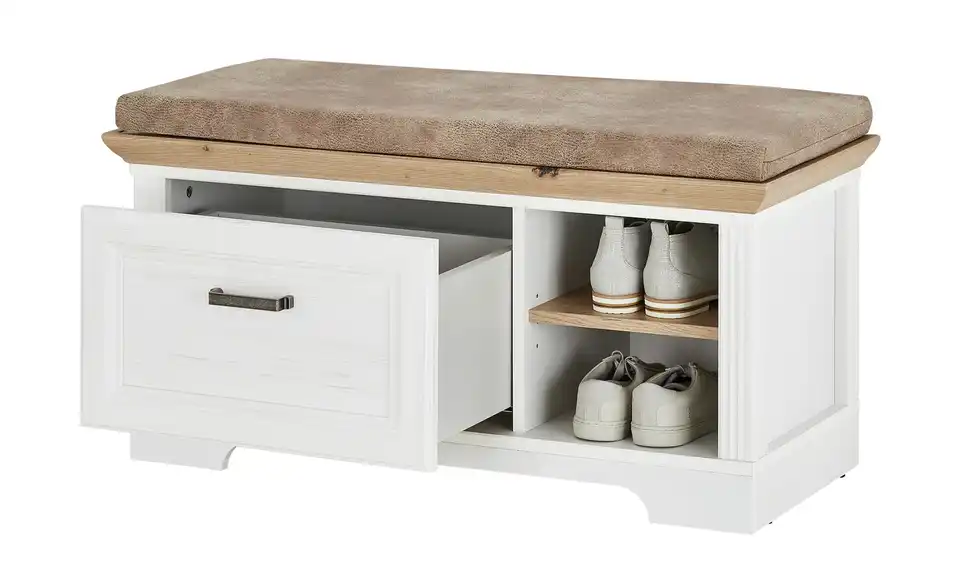 Garderobenbank Varese, geöffnet